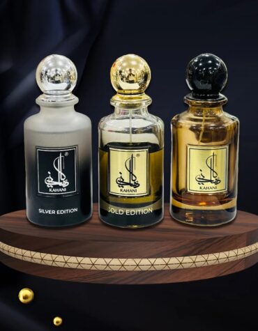 KAHANI Gold ,Silver Editions and Kahani Perfume EDP Perfumes 100ML by Zahrat Dubai (KAHANI BUNDLE )